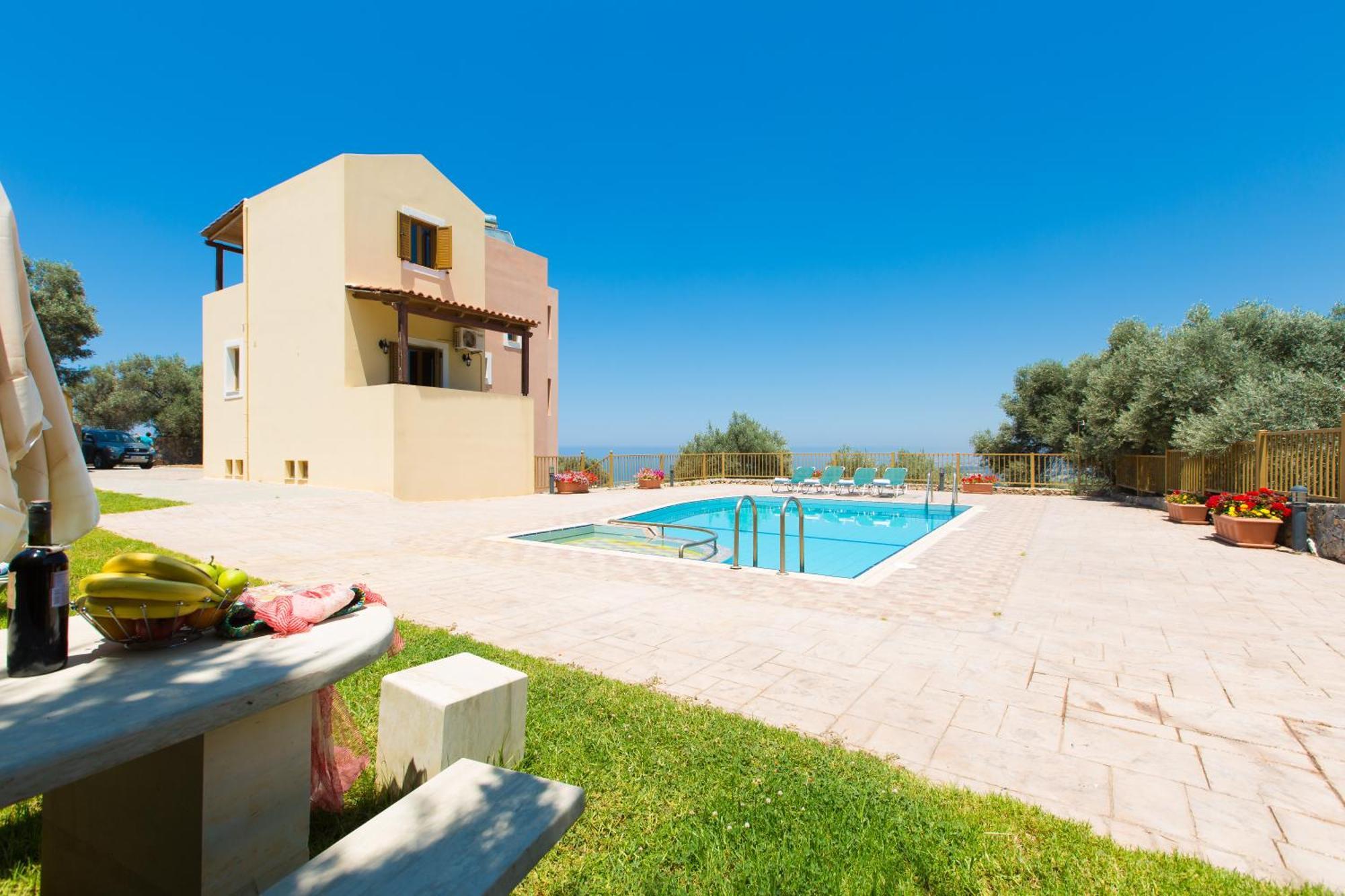 Maroulas Villas Ioanna & Stavros, Private Pools, Bbq & Seaview, By Thinkvilla Zewnętrze zdjęcie